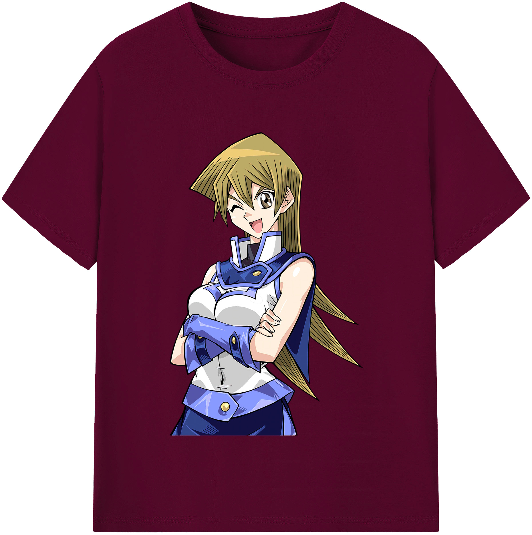 （画像用） 遊☆戯☆王 Yu-Gi-Oh! レディースカジュアルプリントTシャツ（綿100％）